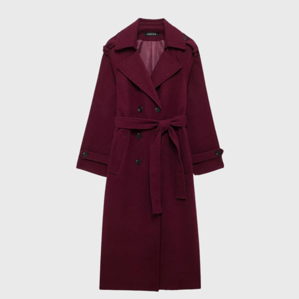 Women’s Coat | Trench Longline Belted Double