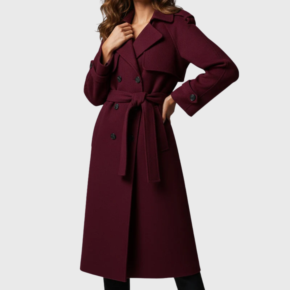 Women’s Coat | Trench Longline Belted Double