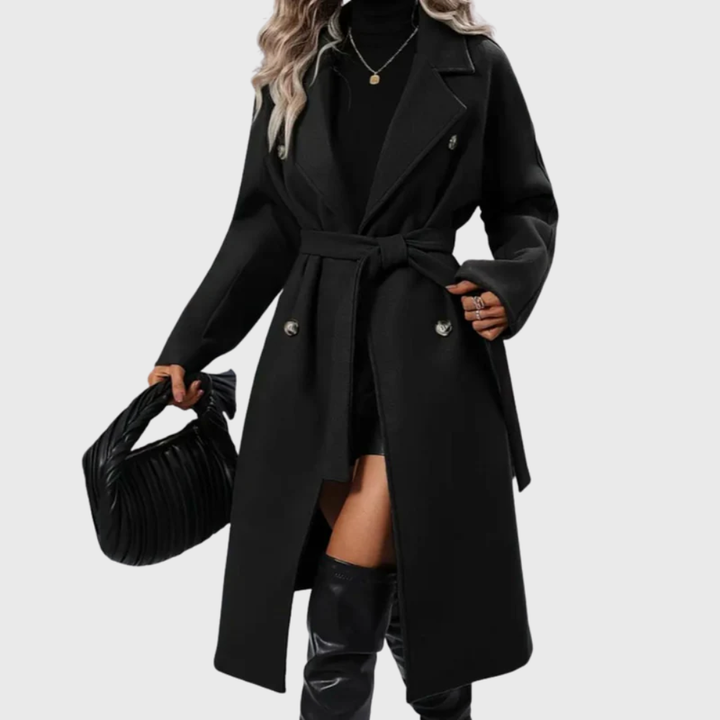 Women’s Coat | Longline Belted Trench