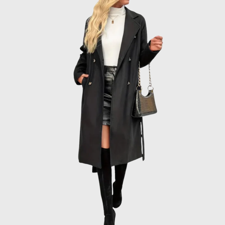 Women’s Coat | Longline Belted Trench
