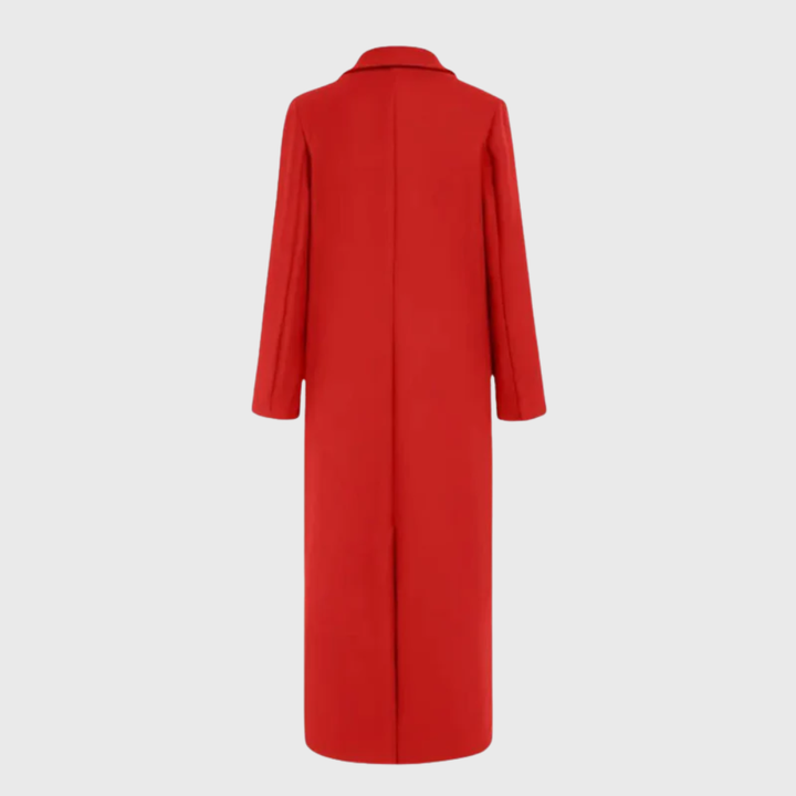 Women’s Coat | Longline Trench Lapel Front