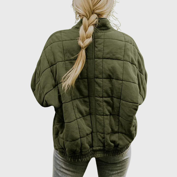 Women's Jacket | Zip Up Quilted Design