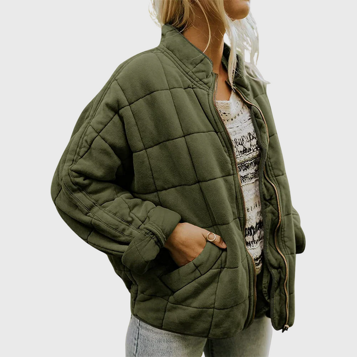 Women's Jacket | Zip Up Quilted Design