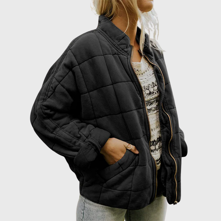 Women's Jacket | Zip Up Quilted Design