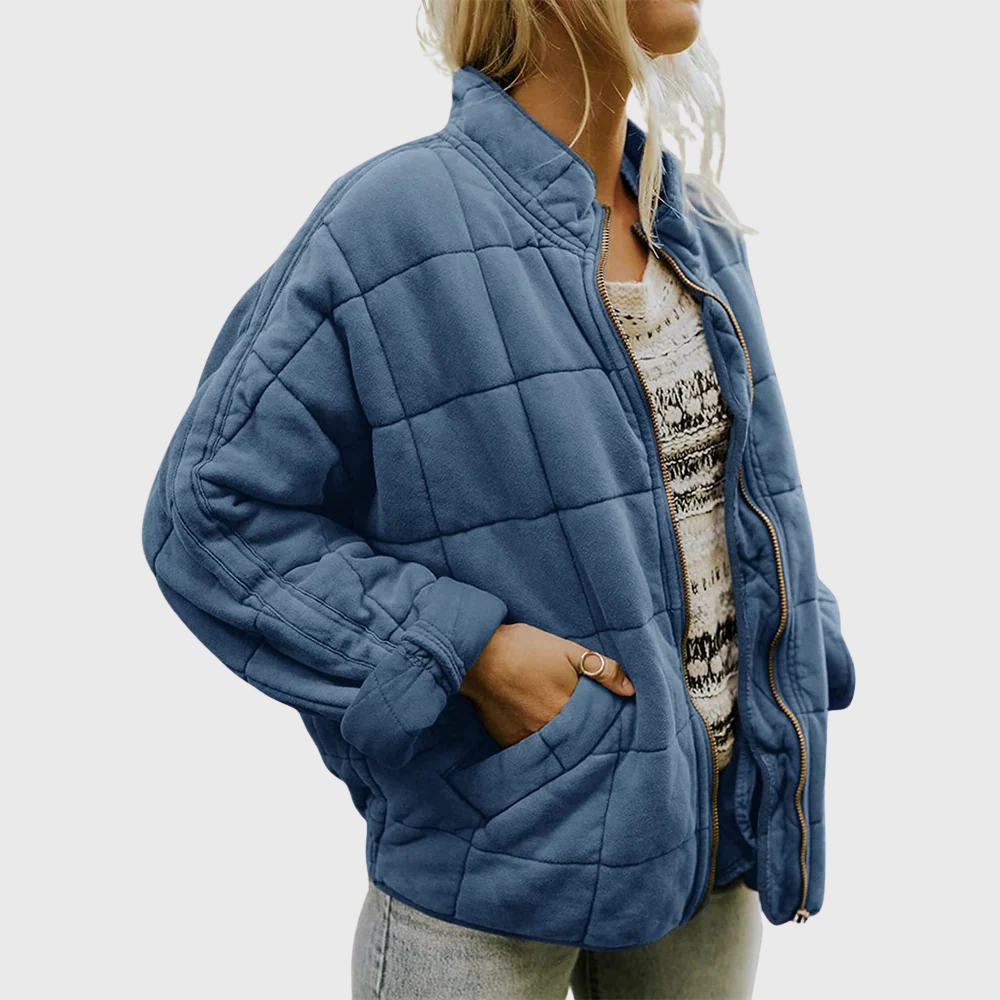Women's Jacket | Zip Up Quilted Design