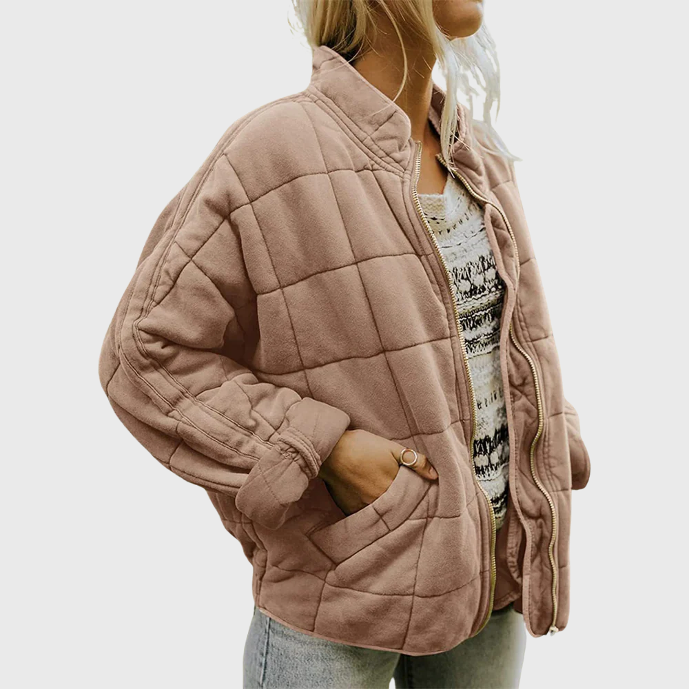 Women's Jacket | Zip Up Quilted Design