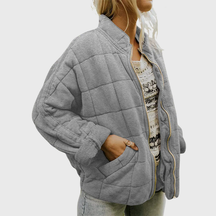 Women's Jacket | Zip Up Quilted Design