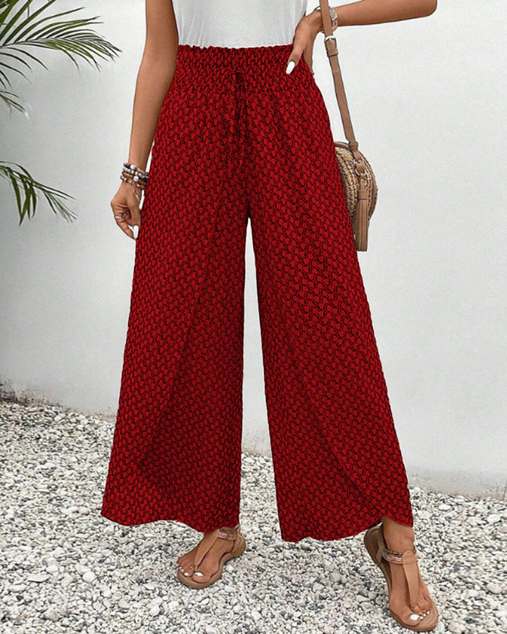 Women’s Trousers | Wide Leg Elastic Waist