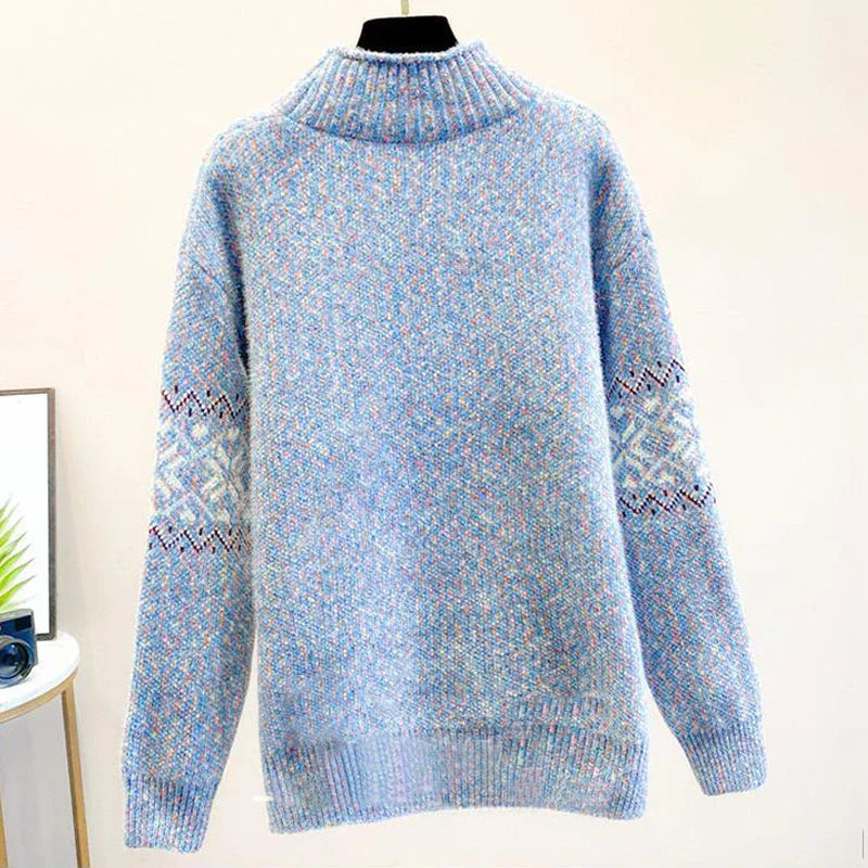 Women’s Sweater | Snowflake Knit Pattern