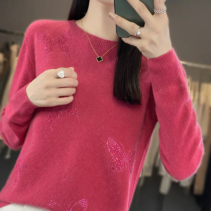 Women’s Sweater | Embellished Long Sleeve