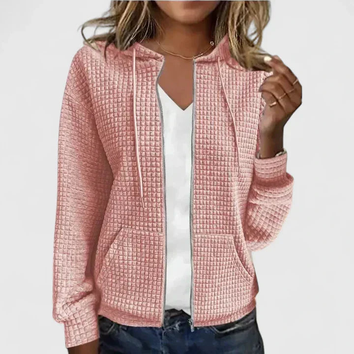 Women’s Jacket | Textured Zip Front