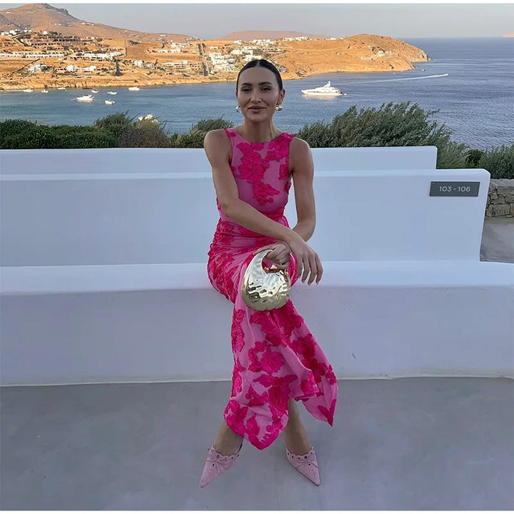 Women’s Dress | Floral Sleeveless Maxi