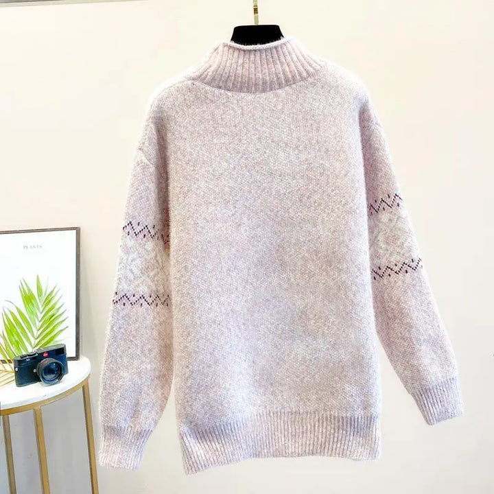 Women’s Sweater | Snowflake Knit Pattern