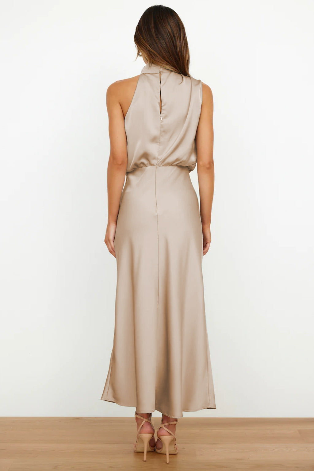 Women's Evening Dress | Halter Neck Maxi