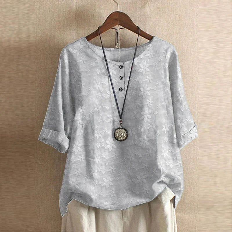 Women’s Blouse | Retro-Inspired with Print
