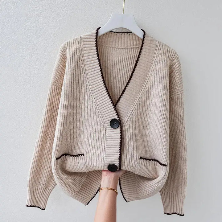 Women's Cardigan | Button-Front Closure
