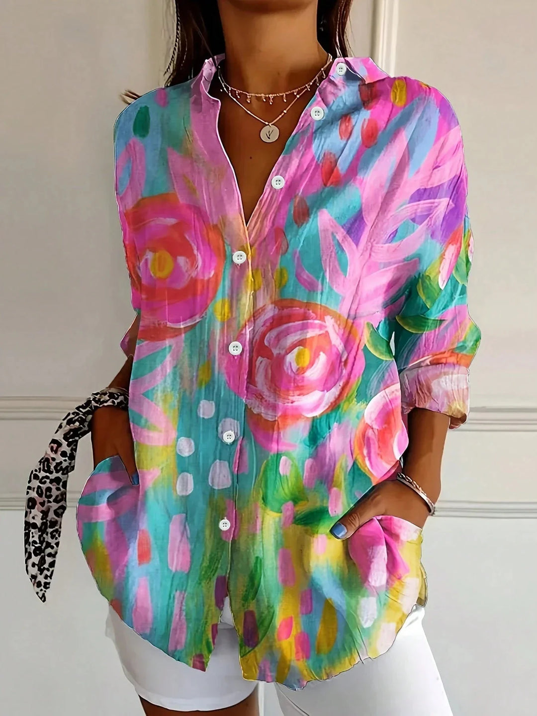 Women’s Blouse | Colorful Floral