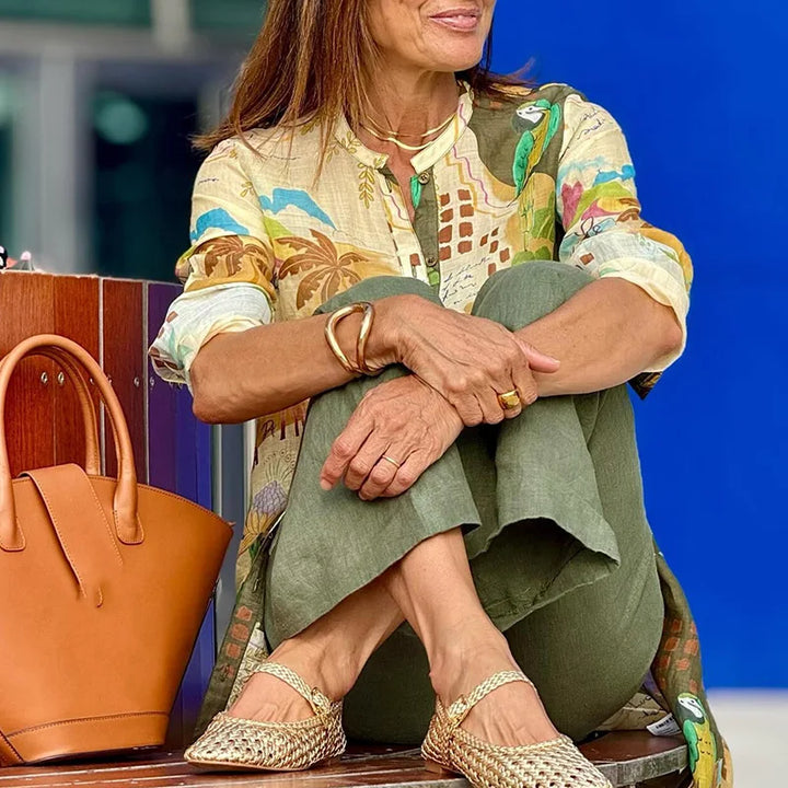 Women's Two-Piece Set | Shirt and Pants