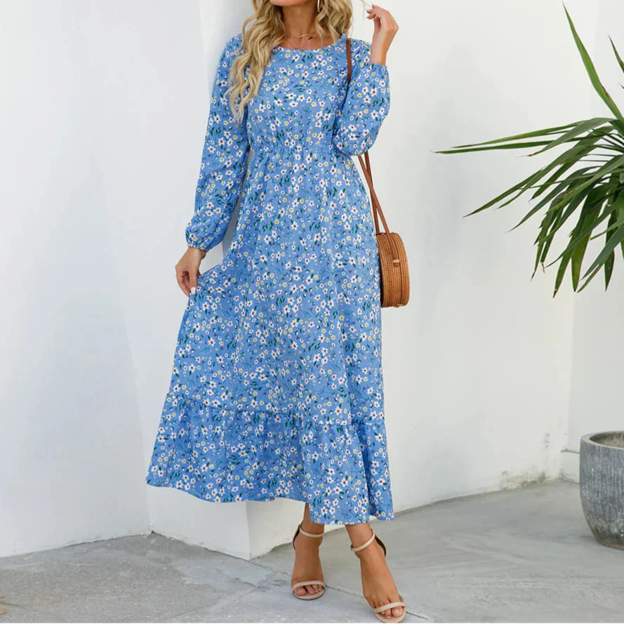 Women’s Dress | Floral Maxi Long Sleeve