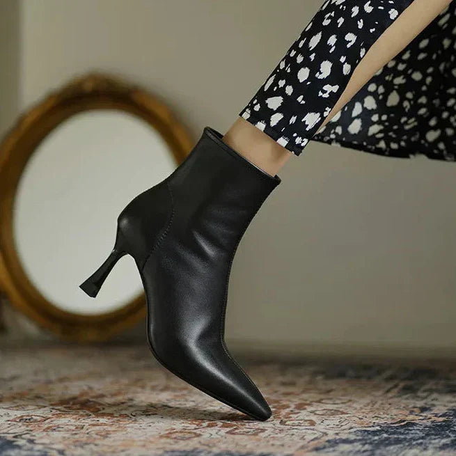 Boots For Women | Ankle Heeled With Pointed Toe