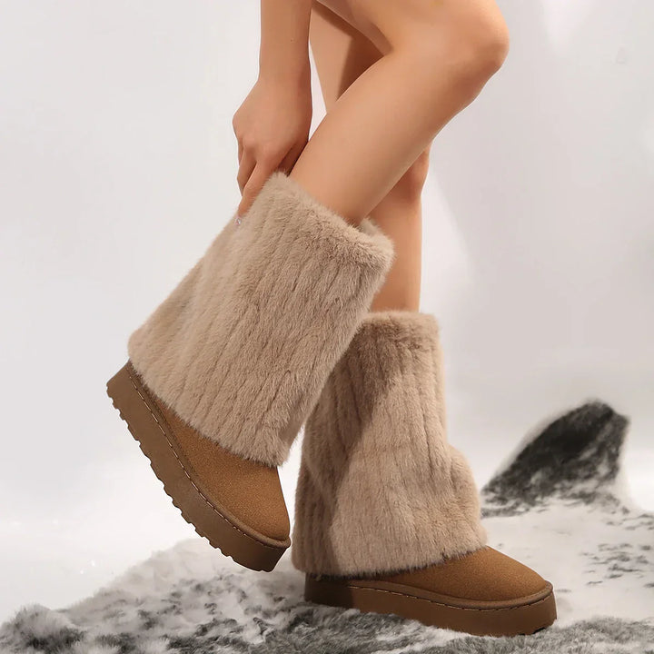 Boots For Women | Tall Plush-Look Shaft Design