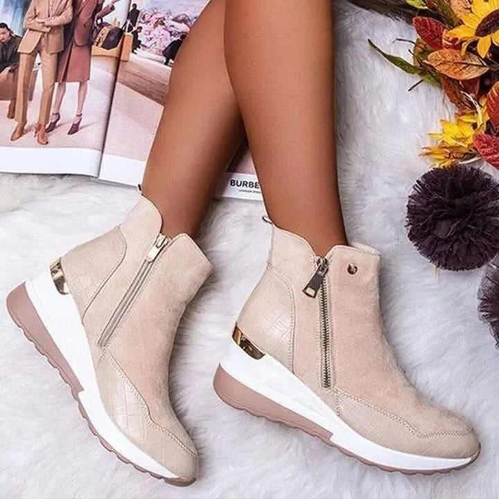 Boots for Women | Wedge Ankle Style With Contrast Sole