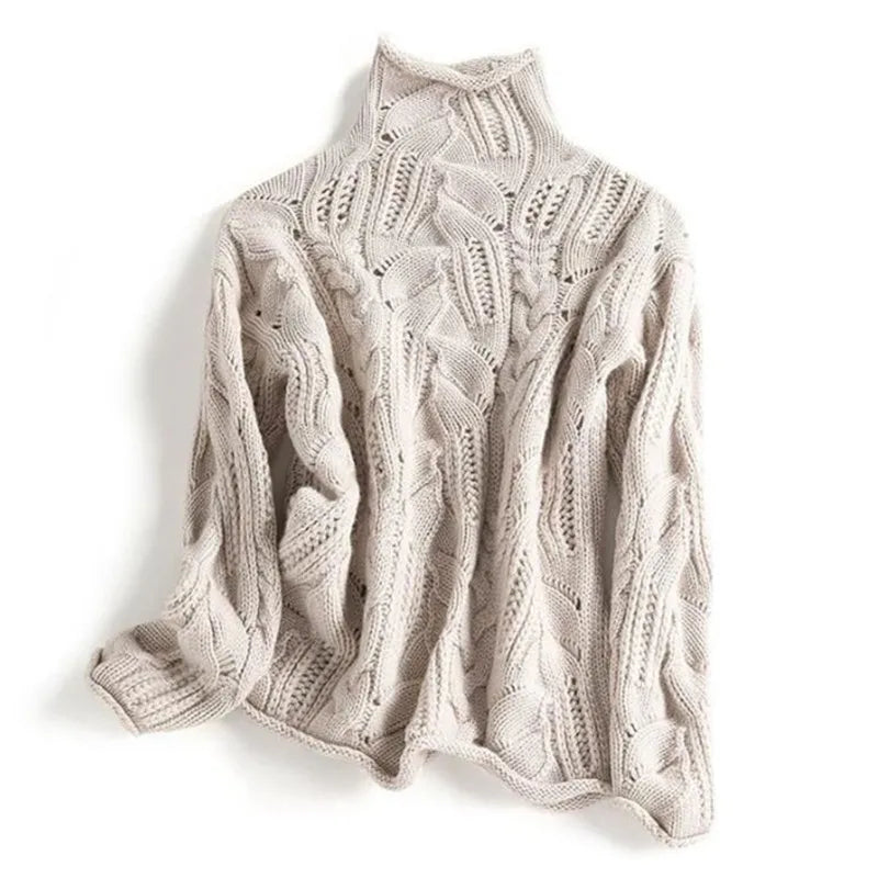 Women's Sweater | Cable Knit Pattern