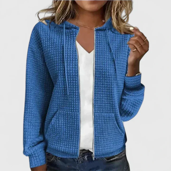 Women’s Jacket | Textured Zip Front