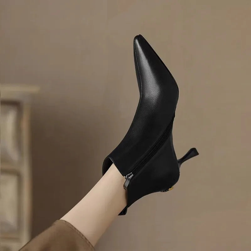Boots For Women | Pointed Toe Ankle-Length Shaft