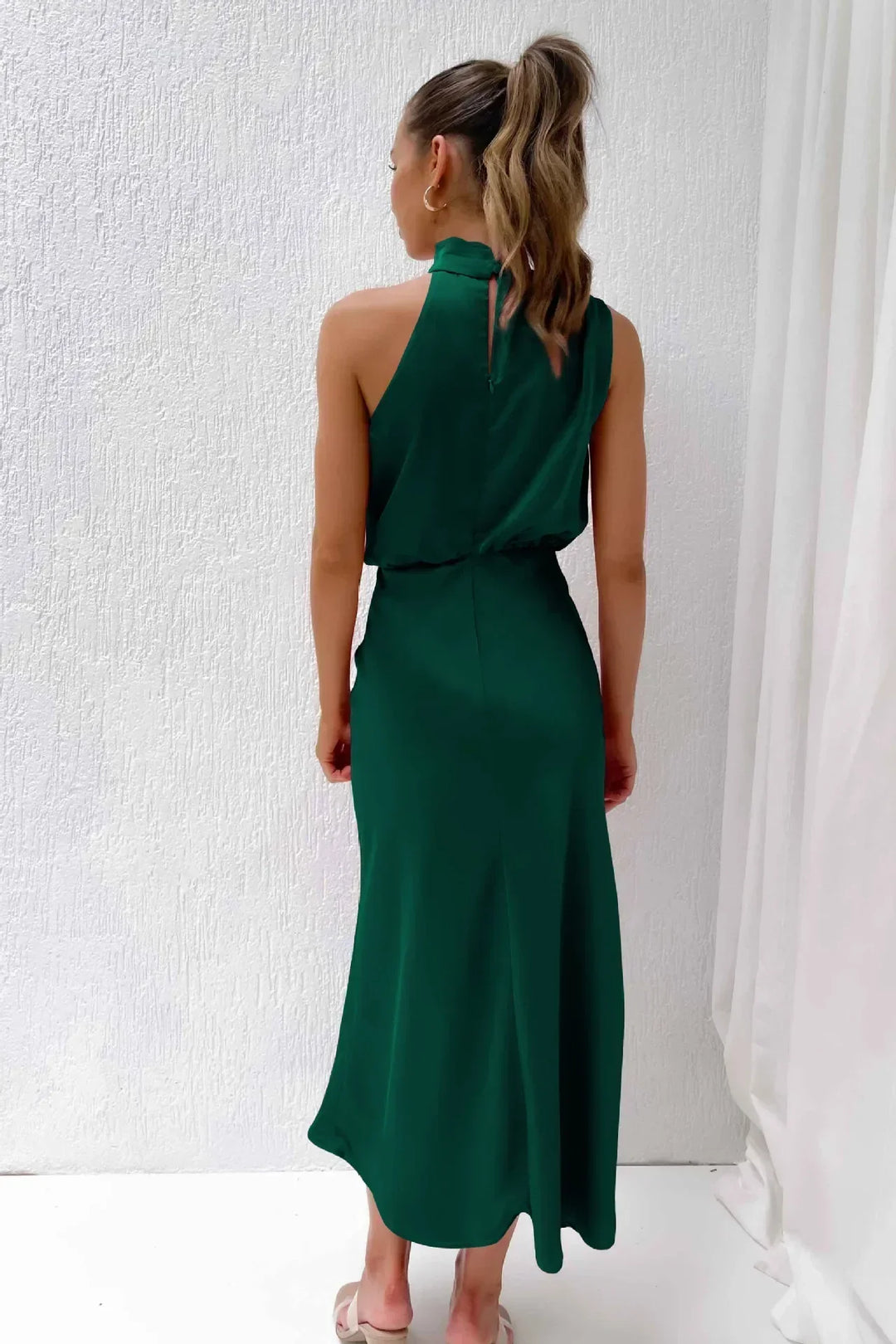 Women's Evening Dress | Halter Neck Maxi