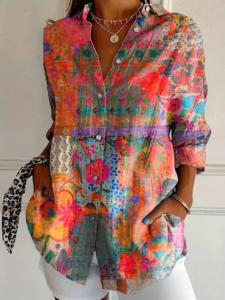 Women’s Blouse | Colorful Floral