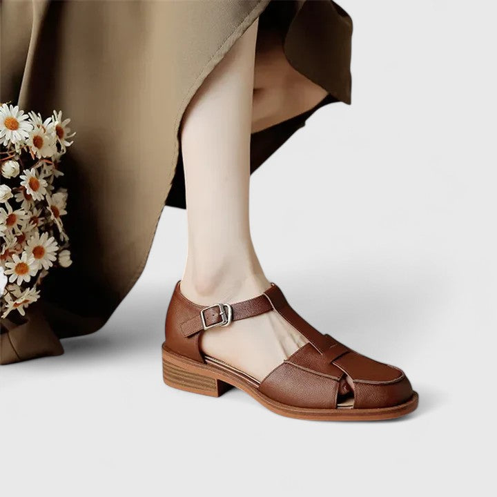 Sandals for Women |  Closed-Toe T-Strap