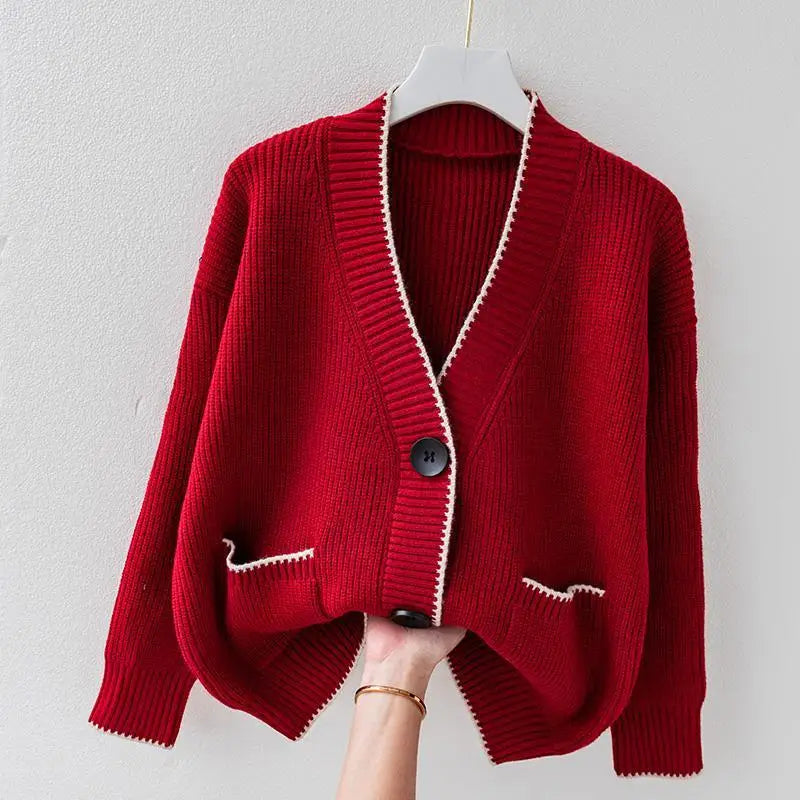 Women's Cardigan | Button-Front Closure