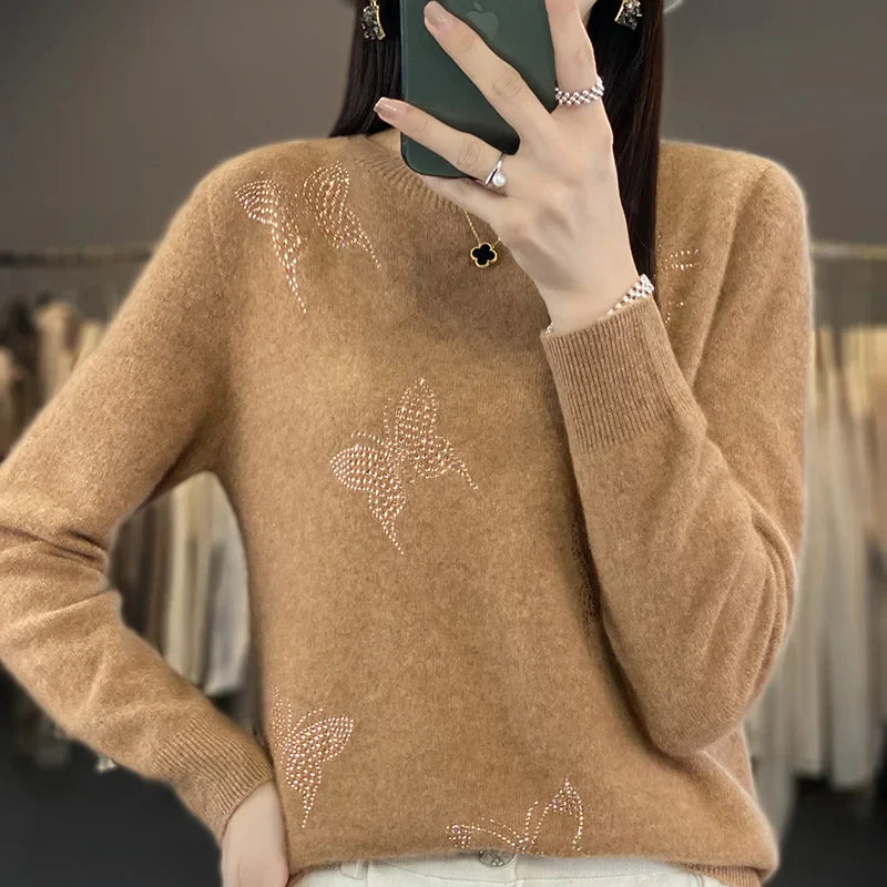 Women’s Sweater | Embellished Long Sleeve