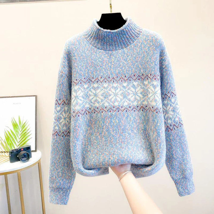 Women’s Sweater | Snowflake Knit Pattern