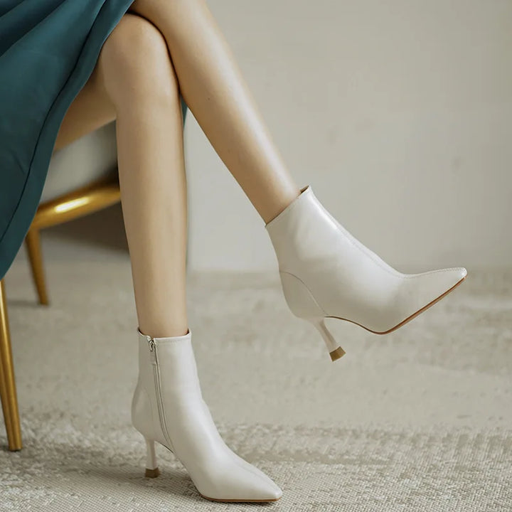 Boots For Women | Ankle Heeled With Pointed Toe