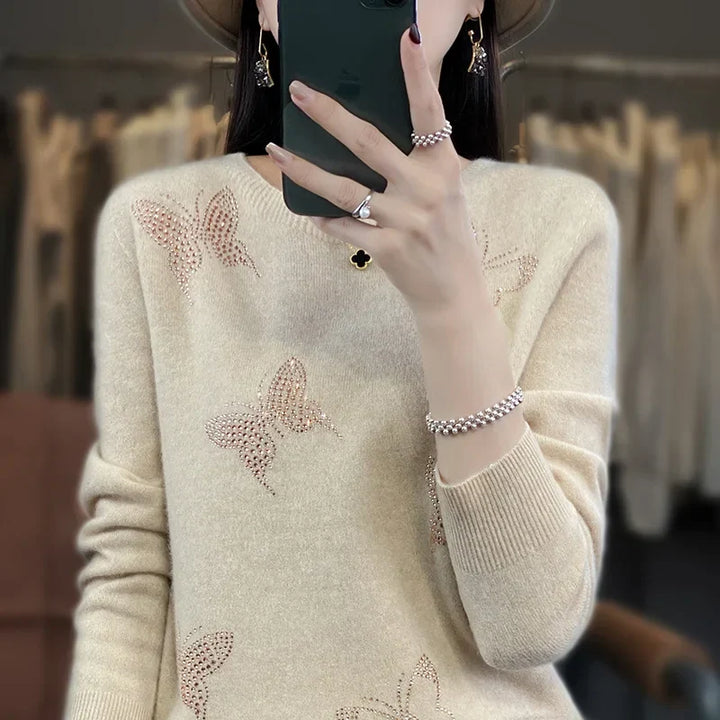 Women’s Sweater | Embellished Long Sleeve