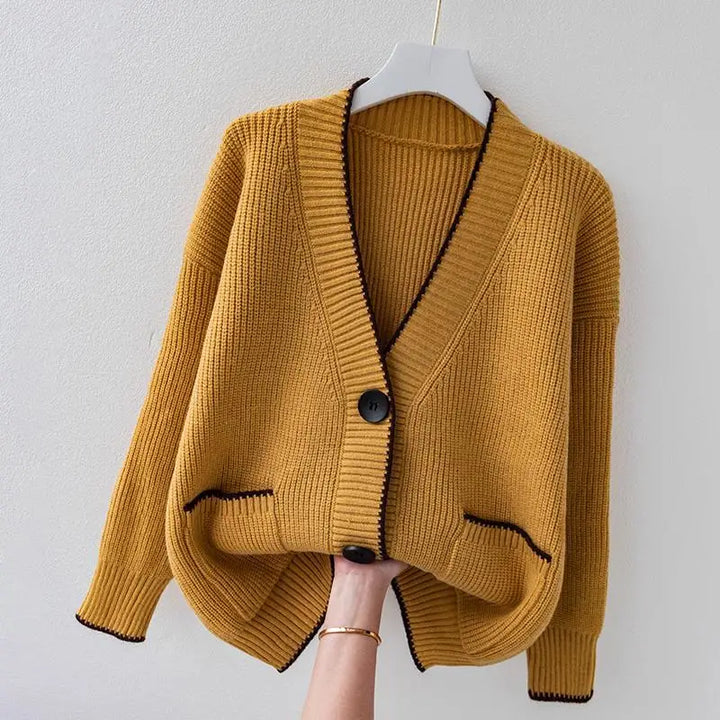 Women's Cardigan | Button-Front Closure