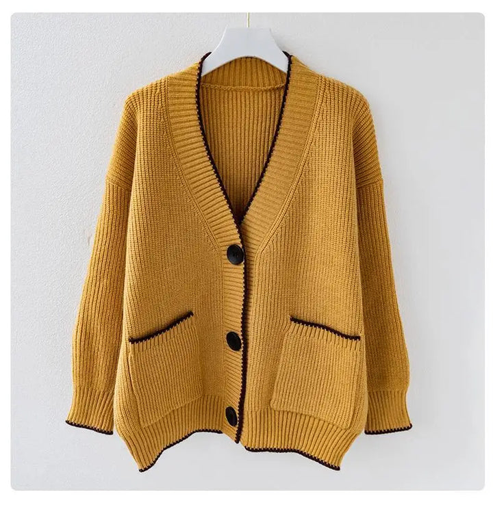 Women's Cardigan | Button-Front Closure