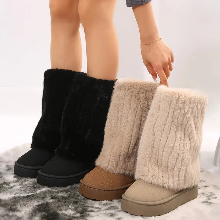 Boots For Women | Tall Plush-Look Shaft Design