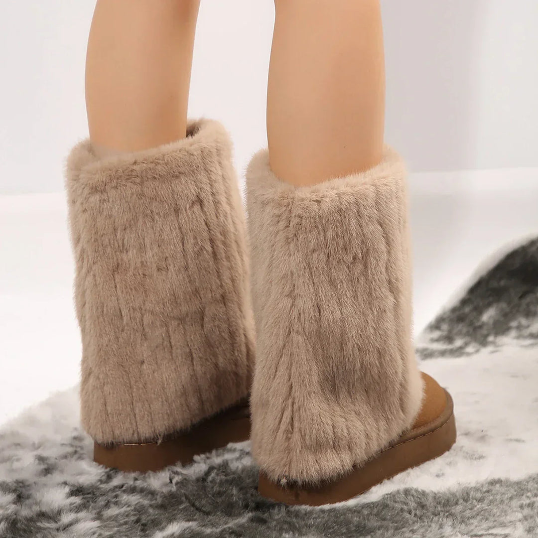 Boots For Women | Tall Plush-Look Shaft Design