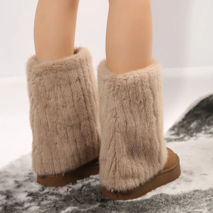 Boots For Women | Tall Plush-Look Shaft Design