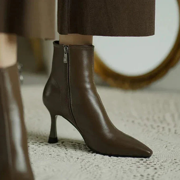 Boots For Women | Ankle Heeled With Pointed Toe