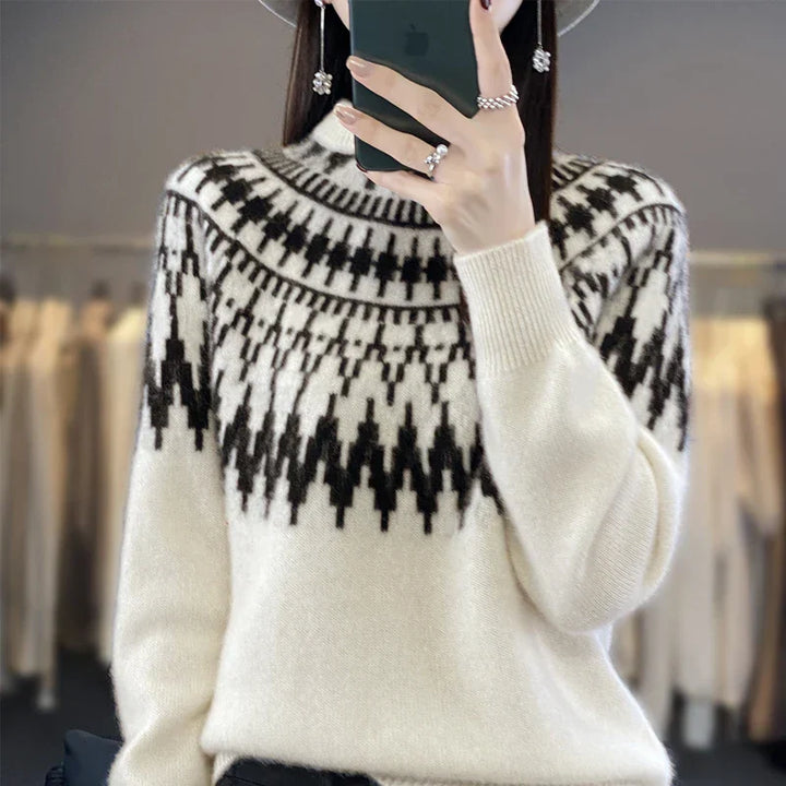 Women's Sweater | Nordic Knit Pattern