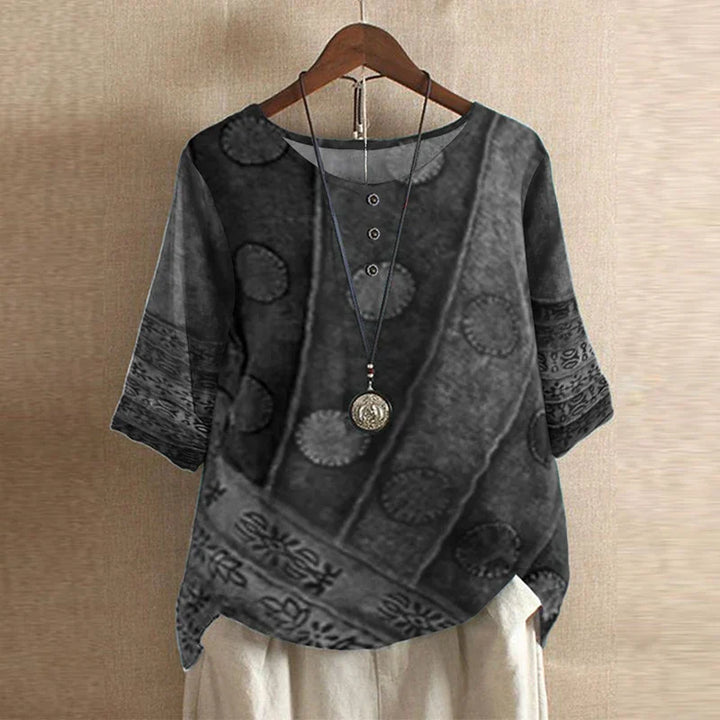 Women’s Blouse | Retro-Inspired with Print