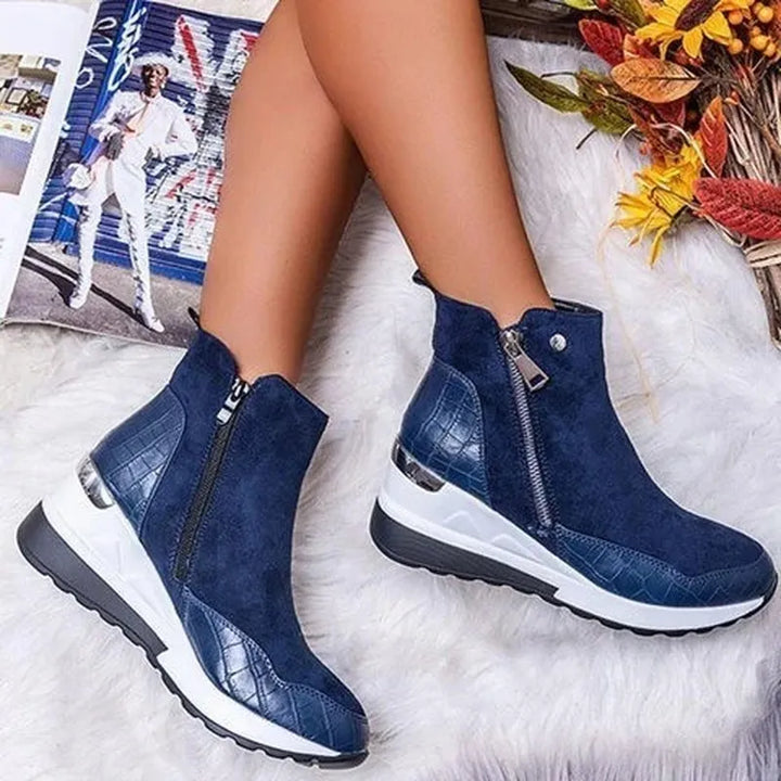 Boots for Women | Wedge Ankle Style With Contrast Sole