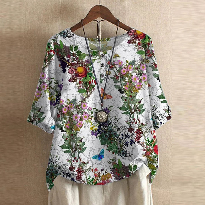Women's Blouse | Vintage Floral Print