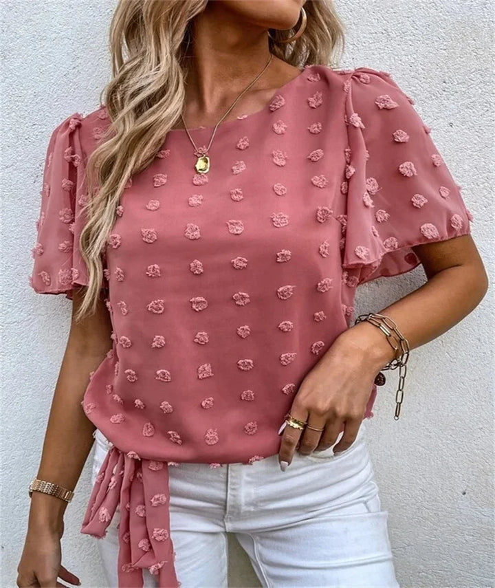 Women’s Blouse | Flutter Short Sleeve
