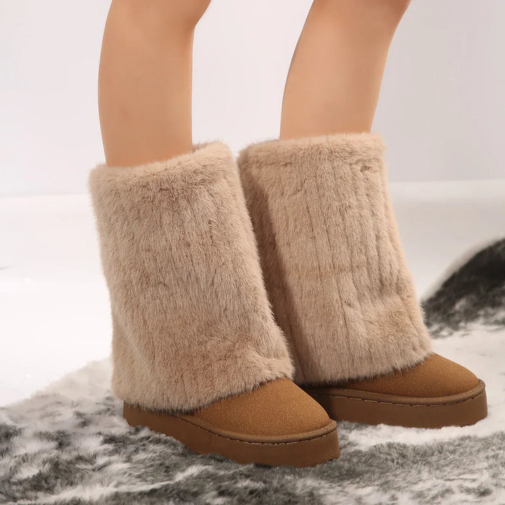 Boots For Women | Tall Plush-Look Shaft Design