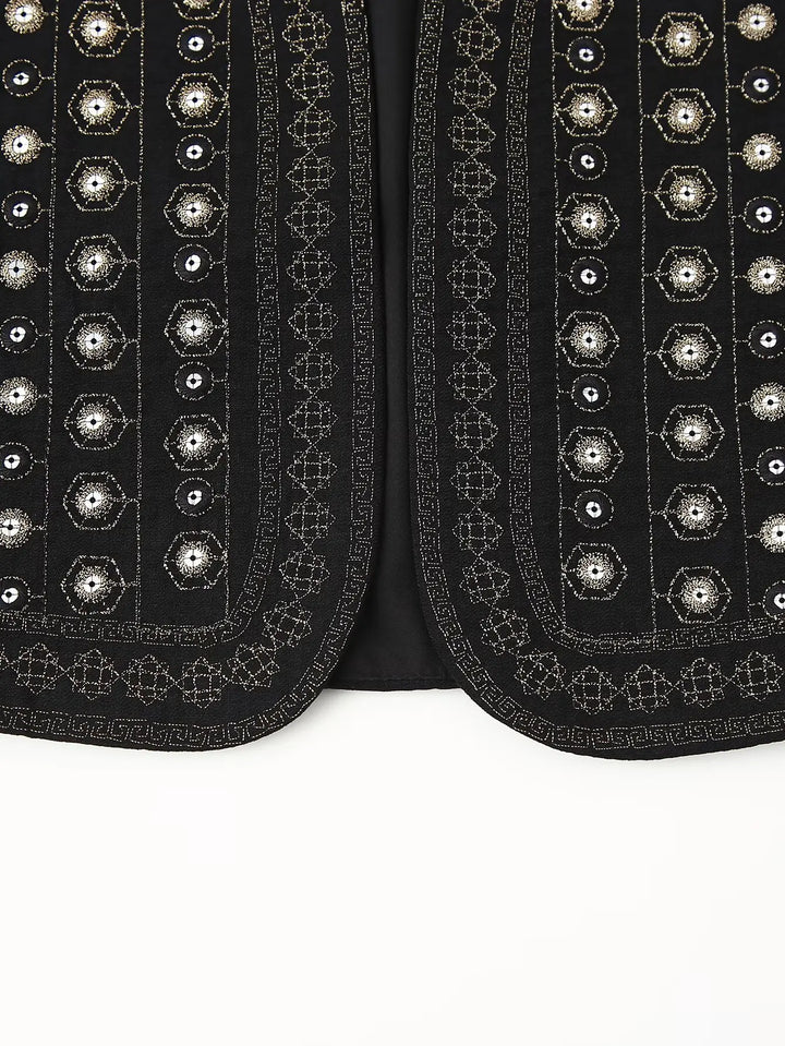 Women’s Vest | Sequin Embroidered Design